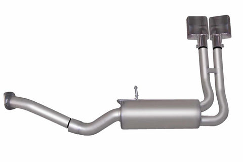 Gibson 99-05 Chevrolet Silverado 1500 Base 4.3L 2.5in Cat-Back Super Truck Exhaust - Stainless - 65519