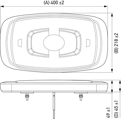 Hella L/Bar Mini 16In Led (Mv Mag Amber) - 014565121