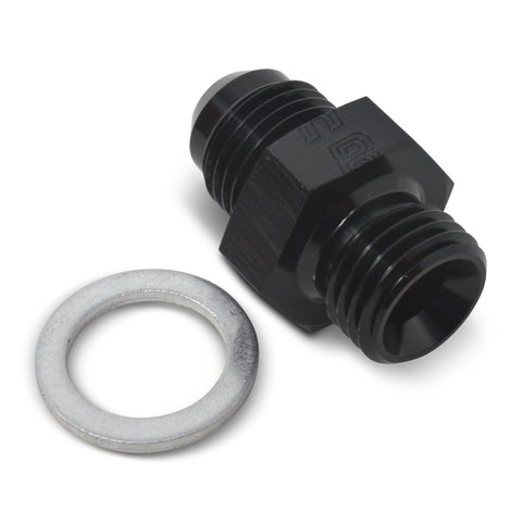 Russell Performance -6 AN Flare to 12mm x 1.5 Metric Thread Adapter (Black) - 670513