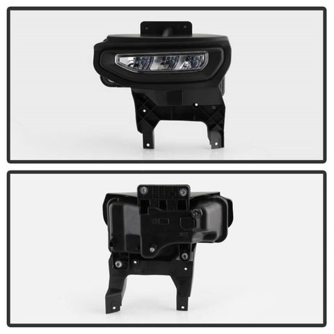 Spyder 16-18 GMC Sierra 1500 OEM Style Full LED Fog Light w/Switch - Clear (FL-GS2016-LED-C) - 9043222