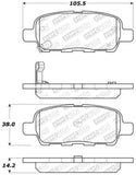 StopTech Street Select 03-12 Infiniti FX35 Rear Brake Pads - 305.09051