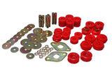 Energy Suspension 96-99 Toyota 4Runner 2WD/4WD Red Body Mount Bushing Set - 8.4111R