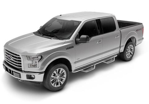 N-Fab Podium SS 17-18 Ford F-250/F-350 Super Duty SuperCab - Polished Stainless - Cab Length - 3in - HPF1777QC-SS