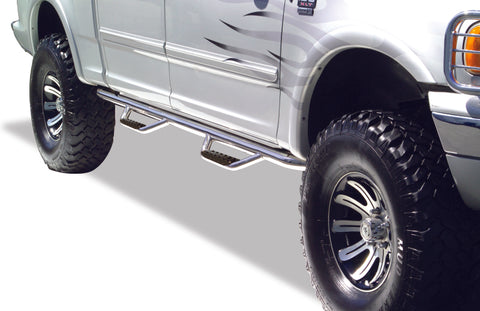 Go Rhino 04-08 Ford F-150 Dominator Classic D2 SideSteps - Cab Length - SS - D24150PS