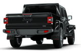 Rally Armor 19-22 Jeep Gladiator Black Mud Flap w/ Grey Logo - MF84-BLK-GRY