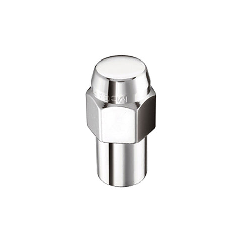 McGard Hex Lug Nut (Reg. Shank - .746in.) M12X1.5 / 13/16 Hex / 1.65in. Length (4-Pack) - Chrome - 61002