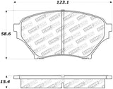 StopTech Street Touring 01-05 Miata w/ Sport Suspension Front Brake Pads D890 - 308.08900