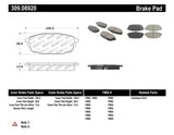 StopTech Performance Brake Pads - 309.08920