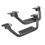 Go Rhino Dominator Extreme D6 SideSteps - Tex Blk - 4in Drop Down Steps (Pair) - D6410000T