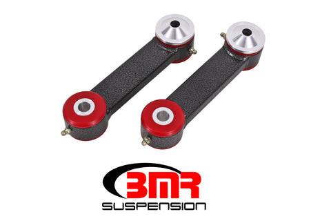 BMR 15-17 S550 Mustang Rear Lower Control Arms Vertical Link (Polyurethane) - Black Hammertone - TCA048H