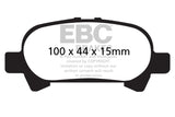 EBC 00-04 Toyota Avalon 3.0 Ultimax2 Rear Brake Pads - UD828