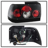 Spyder Toyota Corolla 93-97 Euro Style Tail Lights Black ALT-YD-TC93-BK - 5007407