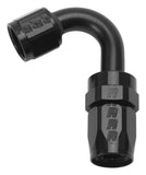 Russell Performance -12 AN Black 120 Degree Full Flow Swivel Hose End - 613435