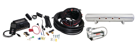 Air Lift Performance 3P (1/4 Air Line 5 Gal  Raw Aluminum Tank VIAIR 444C Comp) - 27683