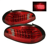 Spyder Pontiac Grand Prix 97-03 LED Tail Lights Red Clear ALT-YD-PGP97-LED-RC - 5007162