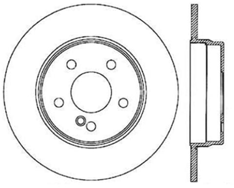 StopTech Drilled Sport Brake Rotor - 128.35034R