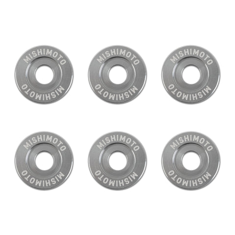 Mishimoto Small Fender Washer Kit (6pcs) - Gunmetal - MMFW-SM-6GM