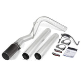 Banks Power 14-17 Ram 6.7L CCLB MCSB Monster Exhaust System - SS Single Exhaust w/ Black Tip - 49776-B