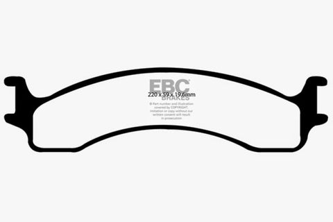 EBC 00-02 Dodge Ram 2500 Pick-up 5.2 2WD Greenstuff Front Brake Pads - DP61307