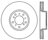 StopTech Power Slot BMW (E46) Front Right Slotted Cryo Rotor - 126.34059CSR