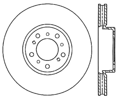 StopTech Power Slot BMW (E46) Front Right Slotted Cryo Rotor - 126.34059CSR