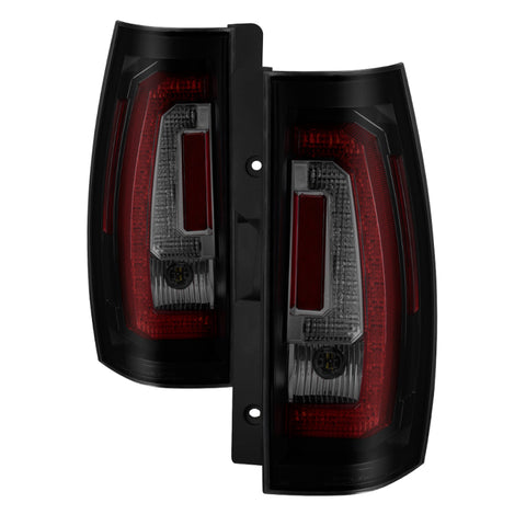 Spyder Chevy Suburban 07-14 V2 - LED Tail Lights - Black Smoke ALT-YD-CSUB07V2-LED-BSM - 5083425