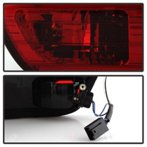 Spyder BMW E53 X5 00-06 4PCS Euro Style Tail Lights- Red Smoke ALT-YD-BE5300-RS - 5000842