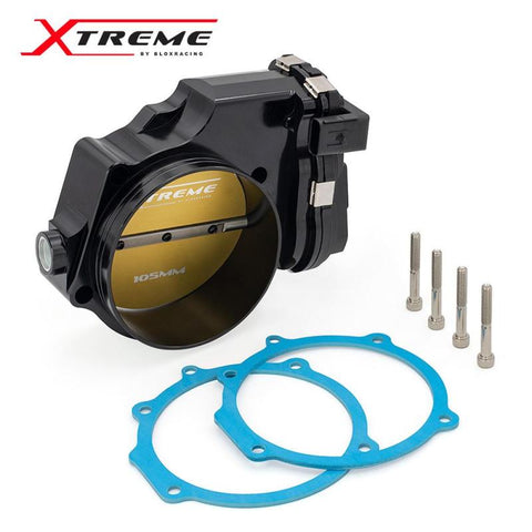 BLOX Racing 2015+ Dodge Hellcat / Jeep Trackhawk 6.2L 105mm Electronic Billet Throttle Body - Black - BXIM-00255-BK