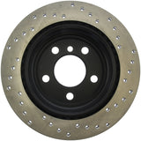 StopTech Sport Cross Drilled Brake Rotor - Front Left - 128.34150R