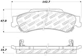 StopTech Sport Brake Pads w/Shims and Hardware - Front - 309.07290