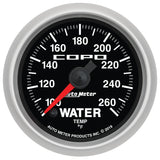 Autometer 52mm 100-260 Degree Digital Water Temp Gauge Chevrolet COPO Camaro - 880875