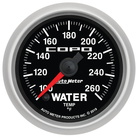 Autometer 52mm 100-260 Degree Digital Water Temp Gauge Chevrolet COPO Camaro - 880875