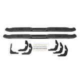 Westin 2014-2018 Chevrolet/GMC Silverado Sierra 1500 Dbl Cab PRO TRAXX 4 Oval Nerf Step Bars - Black - 21-23715