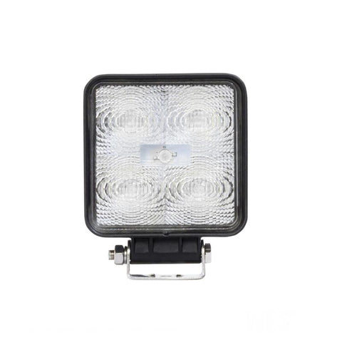 Westin LED Work Utility Light Square 4.5 inch x 5.4 inch Flood w/3W Epistar - Black - 09-12210