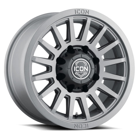 ICON Recon SLX 18x9 8x6.5 BP 12mm Offset 5.5in BS 121.4mm Hub Bore Charcoal Wheel - 3618908055CH