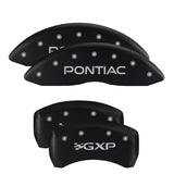 MGP 4 Caliper Covers Engraved Front & Rear MGP Black finish silver ch - 17210SMGPBK