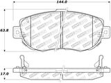 StopTech Street Touring 00-05 Lexus IS 250/300/350 Front Brake Pads - 308.06190