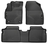 Husky Liners 12 Toyota Prius (PlugIn Models ONLY) WeatherBeater Front & 2nd Seat Black Floor Liners - 98931