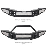 Go Rhino 07-20 Jeep Wrangler JL/JLU/JK/JKU/Gladiator JT Rockline Full Width Bumper - 331200T