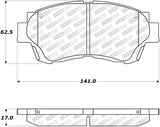 StopTech Street Select Brake Pads - Rear - 305.04760