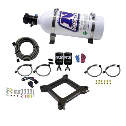 Nitrous Express 4150 Assassin Plate Pro Power Nitrous Kit (100-500HP) w/5lb Bottle - 67540-05