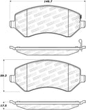 StopTech Street Brake Pads - 308.08560