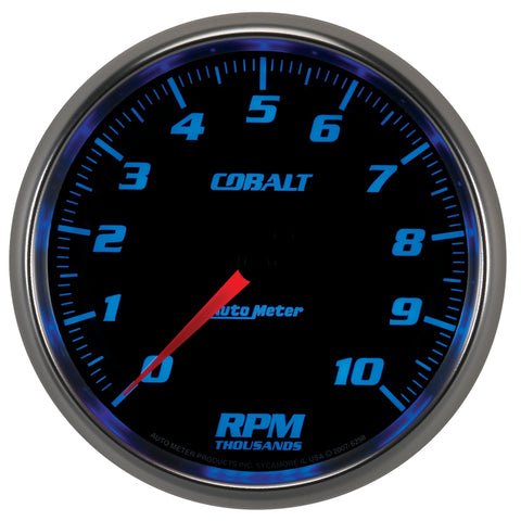 Autometer Cobalt 5in 10,000RPM In-Dash Tachometer - 6298