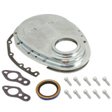 Spectre SB Chevrolet Timing Chain Cover - Polished Aluminum - 4935