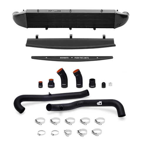 Mishimoto 2014-2016 Ford Fiesta ST 1.6L Front Mount Intercooler (Black) Kit w/ Pipes (Black) - MMINT-FIST-14KBBK