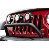 Westin 2007-2016 Jeep Wrangler/Wrangler Unlimited MAX Tray Bull Bar/Light Bar - Black Wrinkle - 46-43635