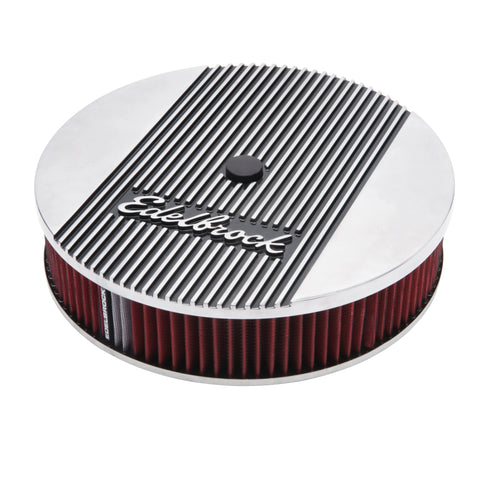 Edelbrock Air Cleaner Elite II 14In Diameter w/ 3In Element Polished - 4266