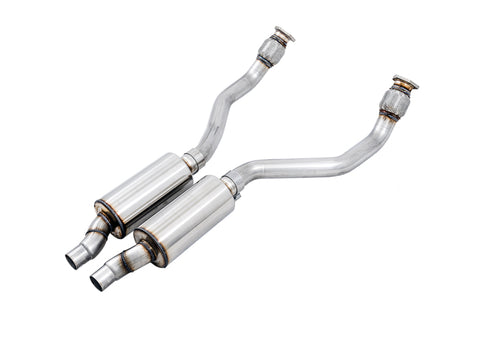 AWE Tuning Audi B8 / C7 3.0T Resonated Downpipes for S4 / S5 / A6 / A7 - 3215-11030