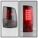 Spyder 13-18 Dodge Ram 2500/3500 LED Tail Lights LED Model Only - All Black (ALT-YD-DRAM13-LED-BKV2) - 5085924