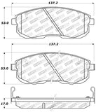 StopTech Performance 02-05 350z / 03-04 G35 / 03-05 G35X Front Brake Pads - 309.06530